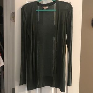 Merona hunter green cardigan.